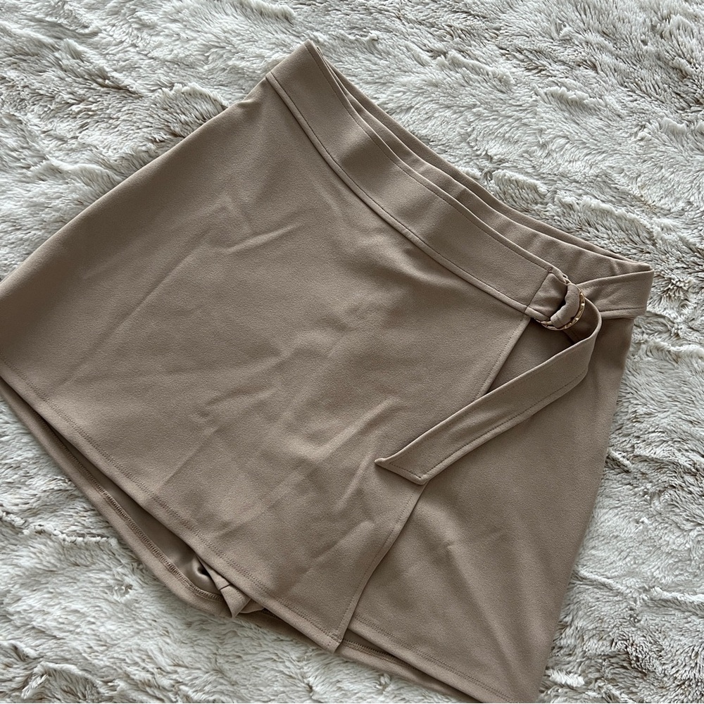 H&M Jersey Wrap Skort with Belt